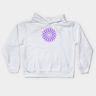 Purple mandala Kids Hoodie